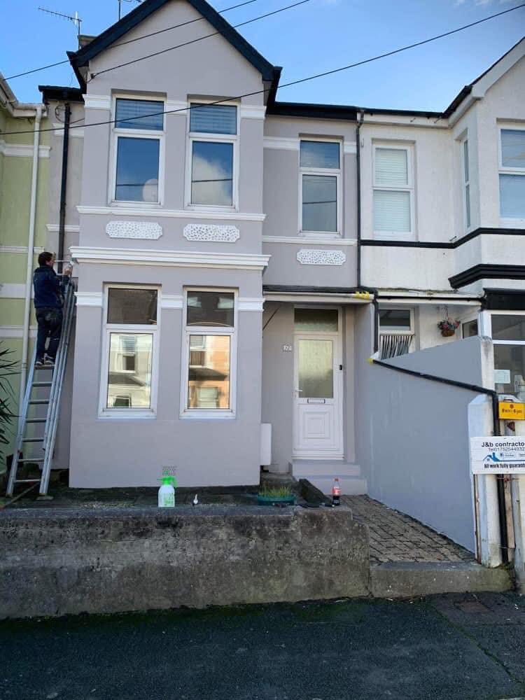Completed roof replacement project in Mevagissey