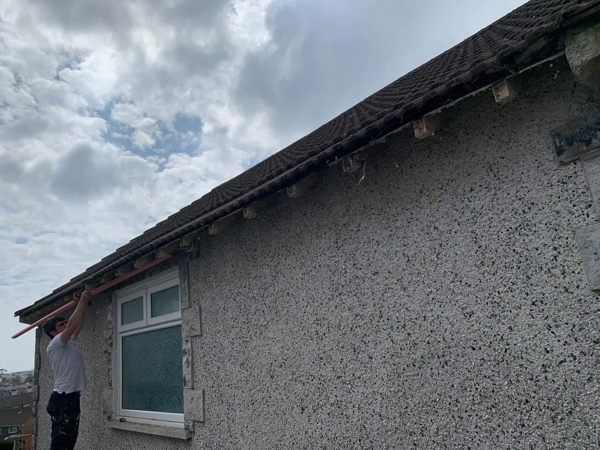 Storm damage roof repairs in Mevagissey