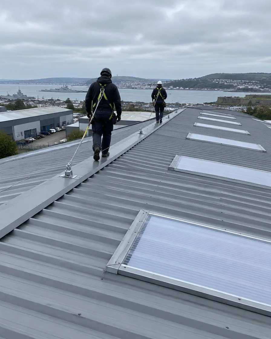 Commercial roofing in Mevagissey