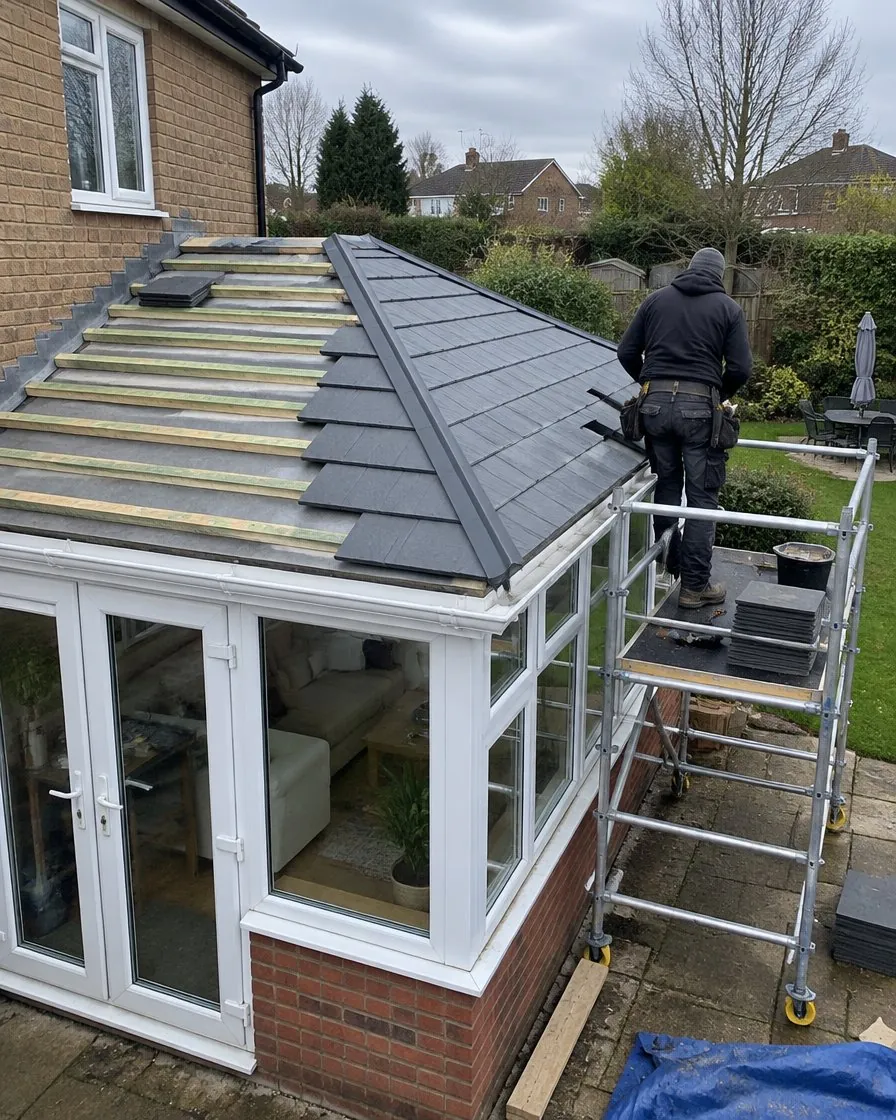 Conservatory roof replacement in Mevagissey