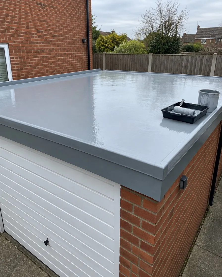 Garage roof replacement in Mevagissey